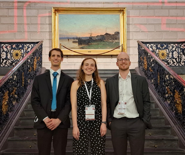 Balázs with colleagues