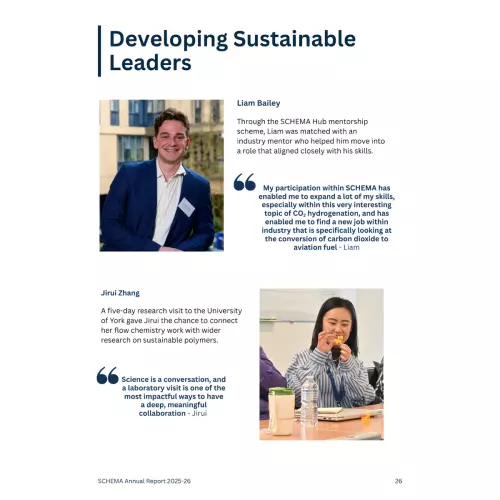 SCHEMA Hub Annual Report Developing Sustainable Leaders