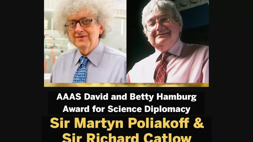 Prof Richard Catlow wins AAAS award