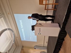 Dr Ronan Bellabarba introducing Topsoe at CFSI2024
