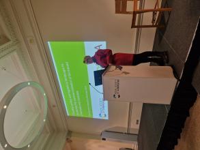 Dr Jen Vanderhoven (BBIA) presenting at CFSI2024