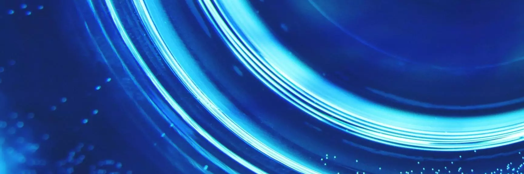 Abstract blue background of light rings