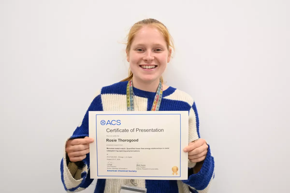 Rosie Thorogood ACS prize